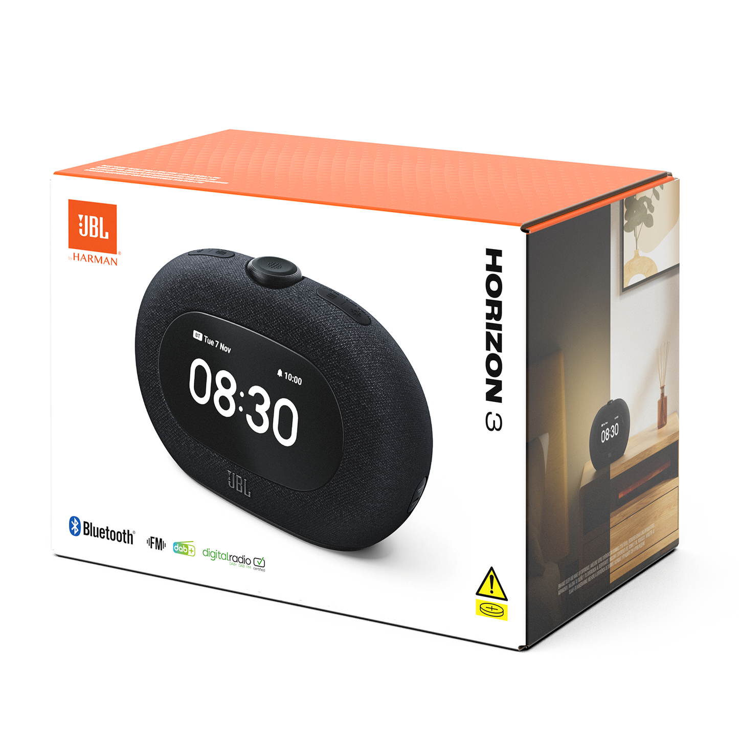 Cassa Bluetooth JBL Horizon 3, 2 x 5W, Pro Sound, Nera JBLHORIZON3BLK