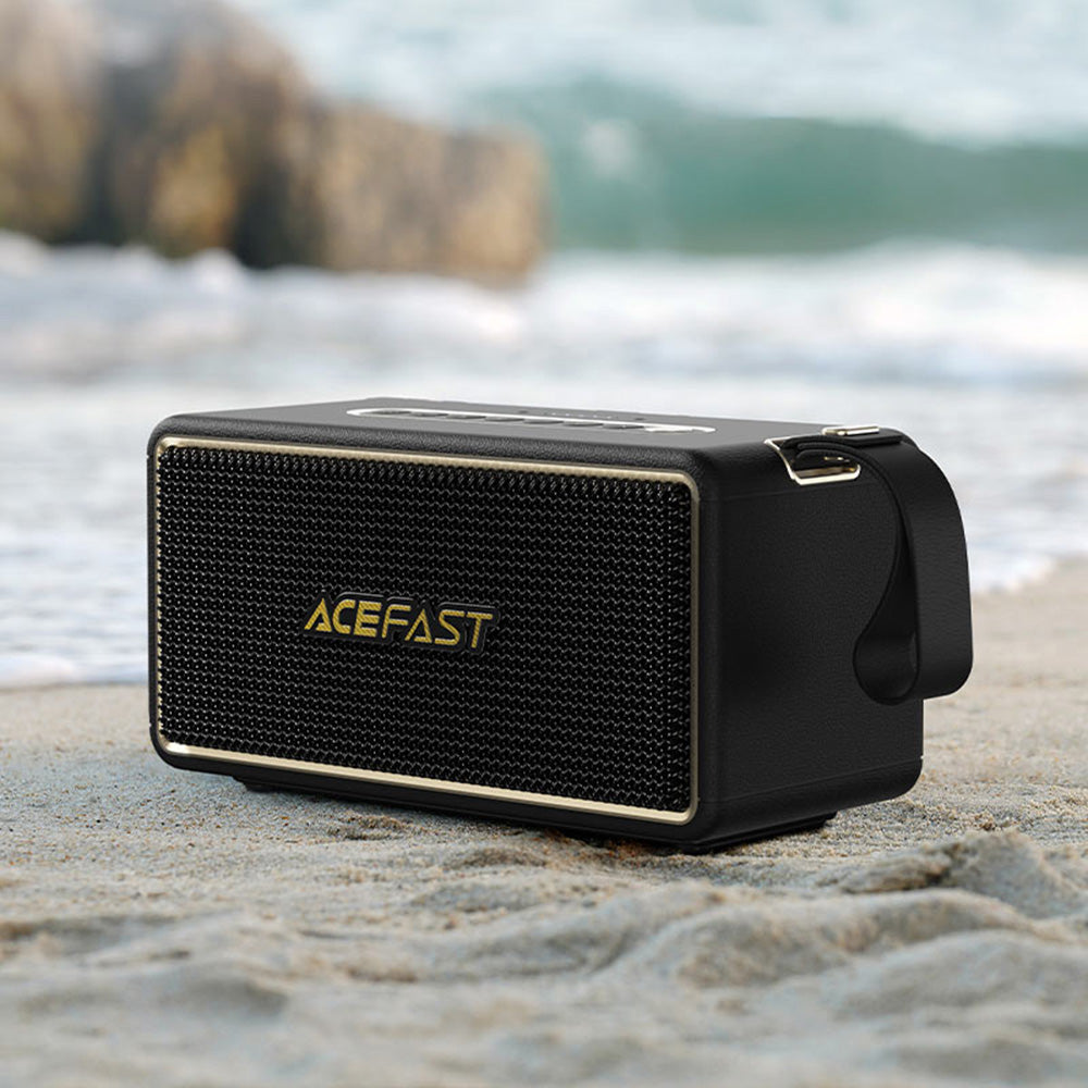 Cassa Portatile Bluetooth Acefast K3 Max, 80W, RGB, Impermeabile, Nera