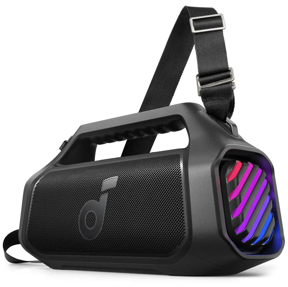 Cassa Portatile Bluetooth Anker Soundcore Boom 2 Plus, 140W, TWS, RGB, Impermeabile, Nera A3134011