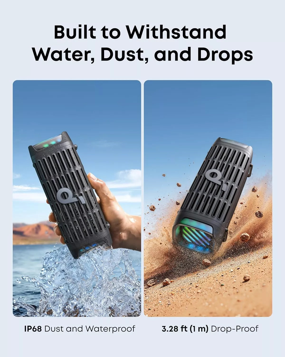 Cassa Portatile Bluetooth Anker SoundCore Boom 3i, 50W, RGB, Impermeabile, Nera D5100010