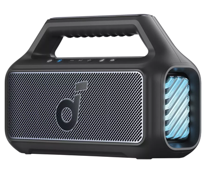 Cassa Portatile Bluetooth Anker SoundCore Boom 2 Nuova Versione, 80W, TWS, RGB, Impermeabile, Nera A3138012