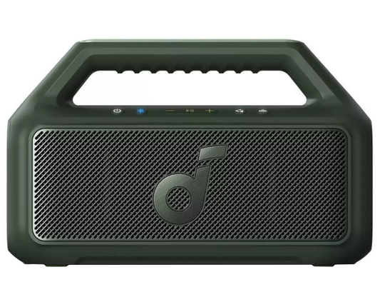 Cassa Portatile Bluetooth Anker SoundCore Boom 2 Nuova Versione, 80W, TWS, RGB, Impermeabile, Verde A3138062
