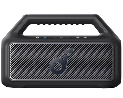 Cassa Portatile Bluetooth Anker SoundCore Boom 2 Nuova Versione, 80W, TWS, RGB, Impermeabile, Nera A3138012