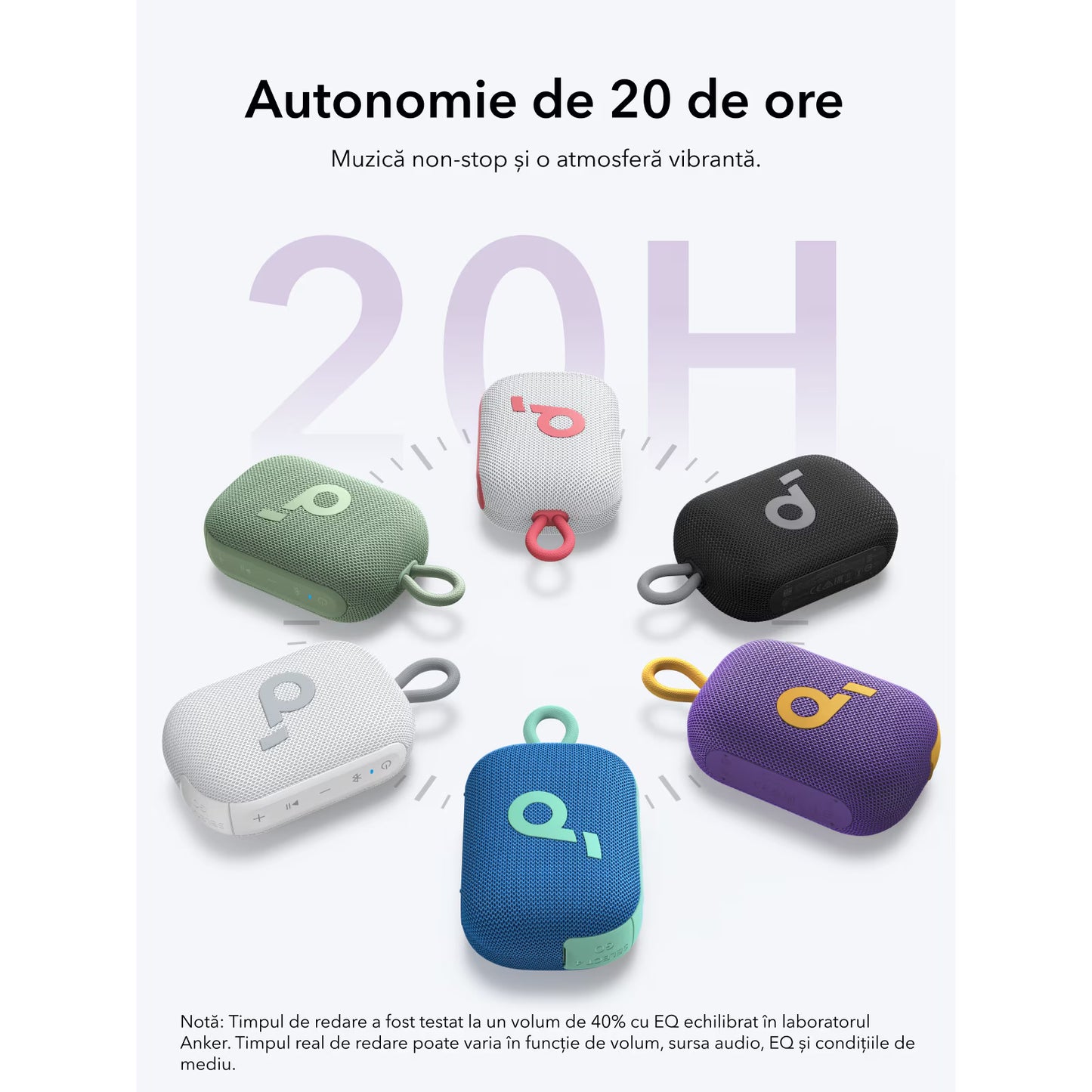 Cassa Portatile Bluetooth Anker SoundCore Select 4 Go, 5W, TWS, Impermeabile, Viola A31X10Q1
