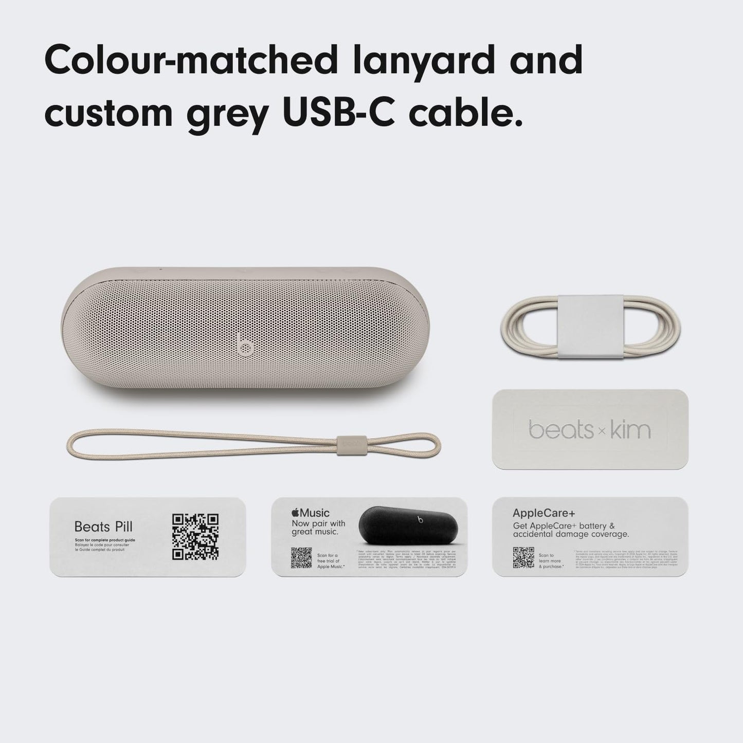 Cassa Portatile Bluetooth Beats Pill Kim Kardashian Edition, Grigio MAX24ZM/A