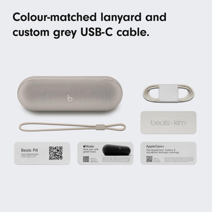 Cassa Portatile Bluetooth Beats Pill Kim Kardashian Edition, Grigio MAX24ZM/A