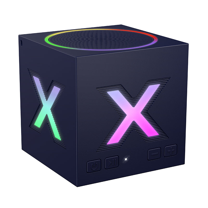 Altoparlante Portatile Bluetooth Borofone BR101 Rubik, 5W, TWS, RGB, Blu