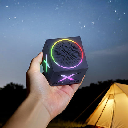 Altoparlante Portatile Bluetooth Borofone BR101 Rubik, 5W, TWS, RGB, Blu