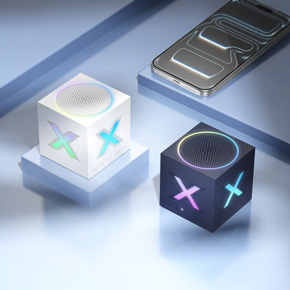 Altoparlante Portatile Bluetooth Borofone BR101 Rubik, 5W, TWS, RGB, Blu