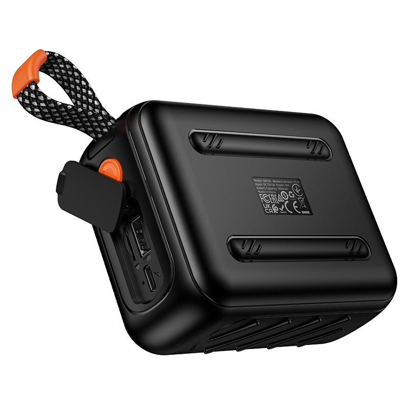 Altoparlante portatile Bluetooth Borofone BR106 Felicitous, 8 W, TWS, RGB, nero