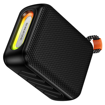 Altoparlante portatile Bluetooth Borofone BR106 Felicitous, 8 W, TWS, RGB, nero