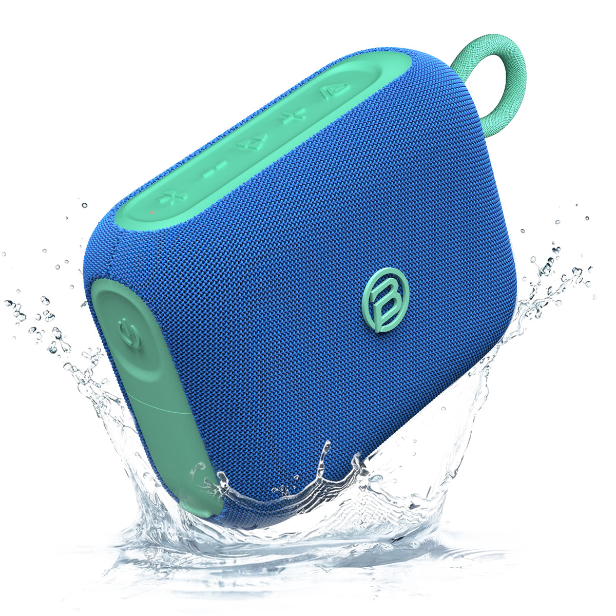 Cassa Portatile Bluetooth Bugani Rove Go 5, 12W, TWS, Impermeabile, Blu