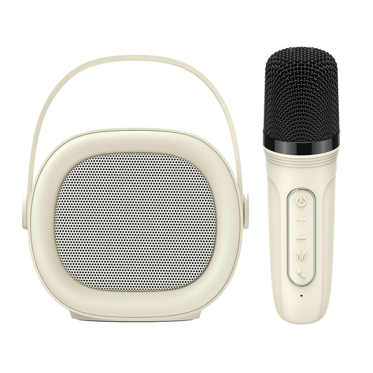 Cassa Portatile Bluetooth HAVIT SK819BT Karaoke, 5W, Beige