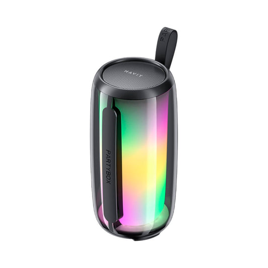 Cassa Portatile Bluetooth HAVIT SK879BT, 8W, RGB, Impermeabile, Nera