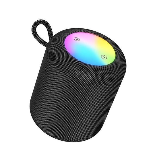 Cassa Portatile Bluetooth HOCO HC30, 5W, TWS, RGB, Nera