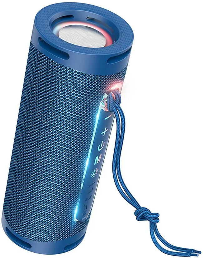 HOCO HC9 Dazzling Pulse Sports Portable Bluetooth Speaker, 10W, TWS, RGB, Blue