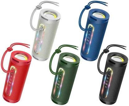 HOCO HC9 Dazzling Pulse Sports Portable Bluetooth Speaker, 10W, TWS, RGB, Blue