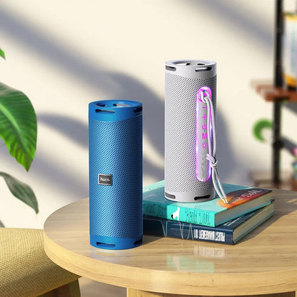 HOCO HC9 Dazzling Pulse Sports Portable Bluetooth Speaker, 10W, TWS, RGB, Blue