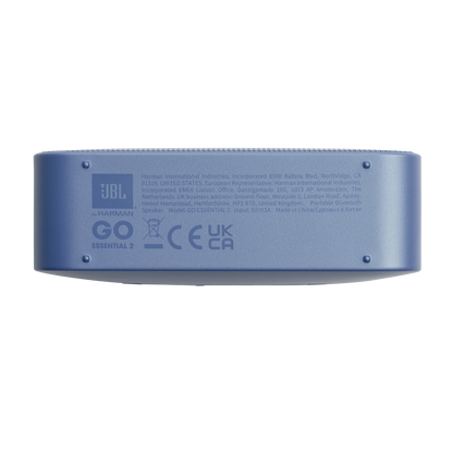 Cassa Portatile Bluetooth JBL Go Essential 2, 3.1W, Pro Sound, Impermeabile, Blu JBLGOES2BLUCN