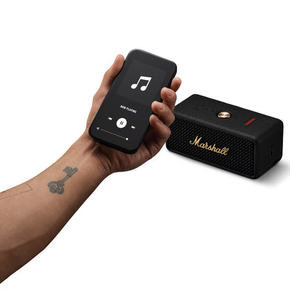 Cassa Portatile Bluetooth Marshall Emberton II, 20W, Impermeabile, Nero Oro