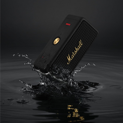 Cassa Portatile Bluetooth Marshall Emberton II, 20W, Impermeabile, Nero Oro