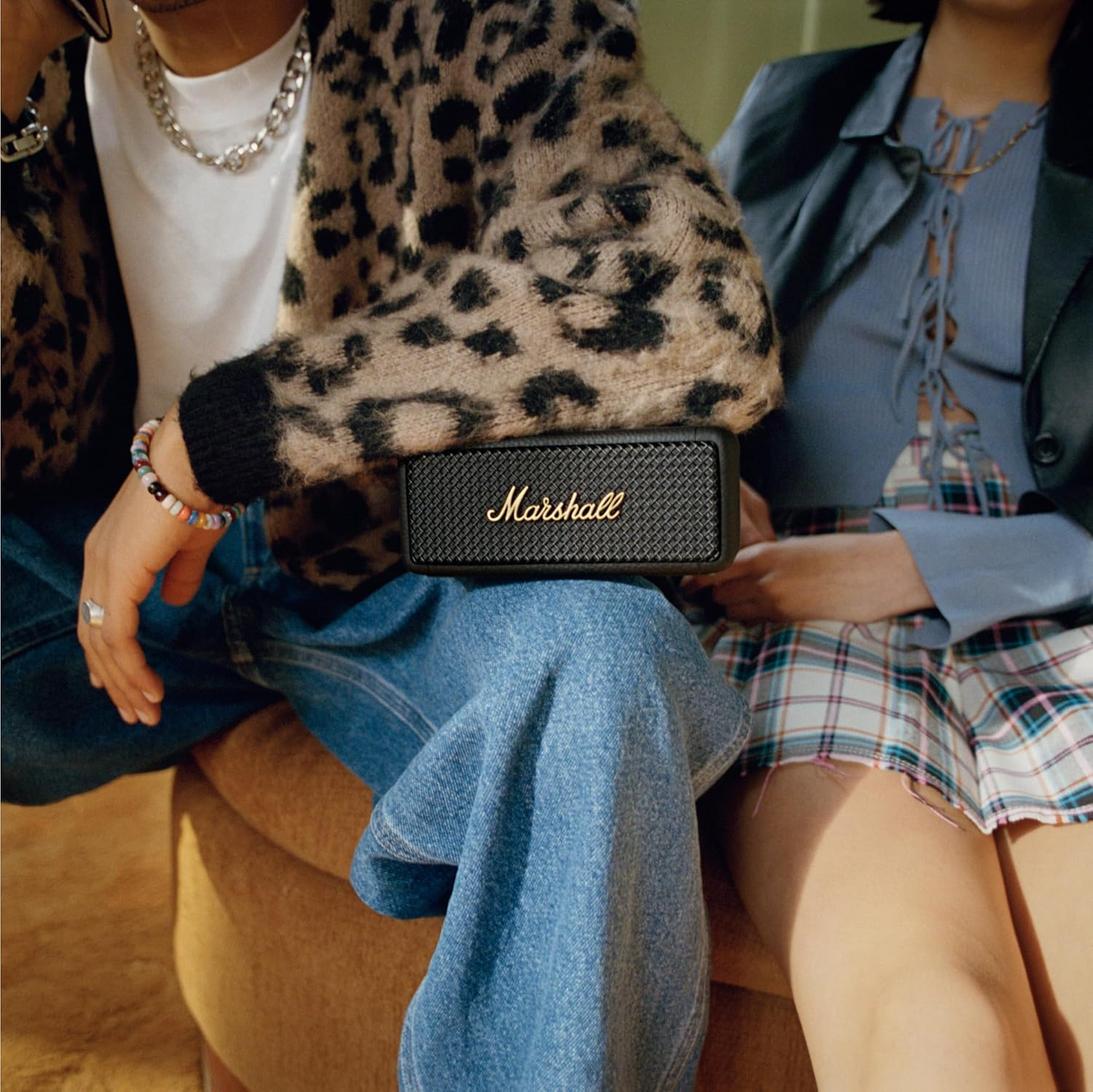 Cassa Portatile Bluetooth Marshall Emberton II, 20W, Impermeabile, Nero Oro
