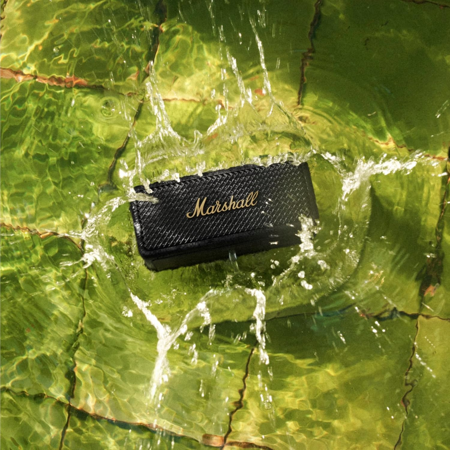 Cassa Portatile Bluetooth Marshall Emberton II, 20W, Impermeabile, Nero Oro
