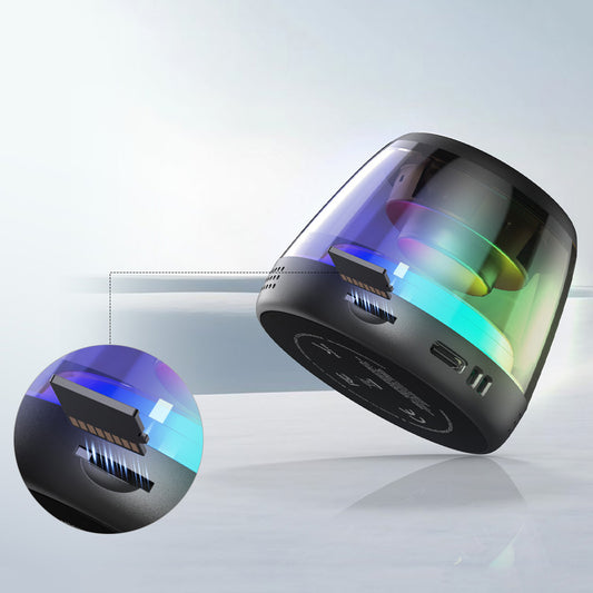 Cassa Portatile Bluetooth Monster Mag Flux, 5W, TWS, RGB, Nera