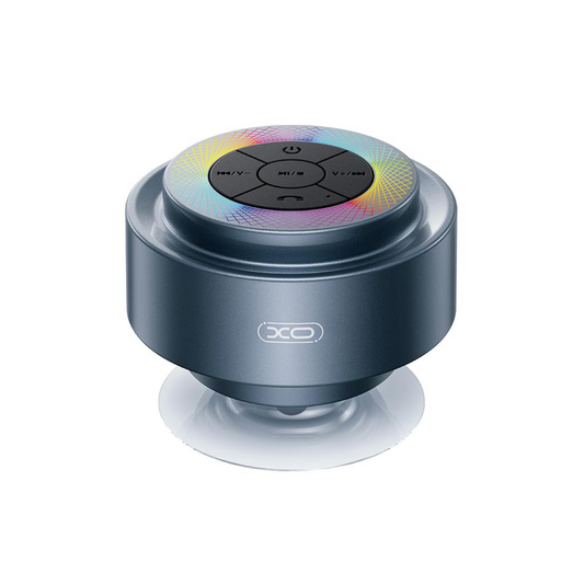 XO Design F64 Portable Bluetooth Speaker, 5W, RGB, Waterproof, Black