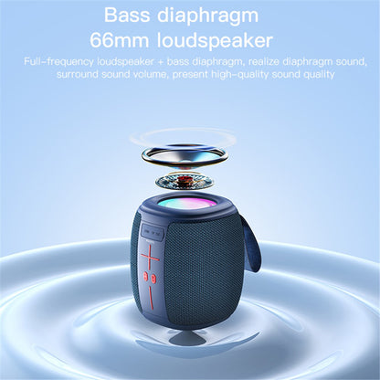 Cassa Portatile Bluetooth Yesido YSW14, 5W, RGB, Blu