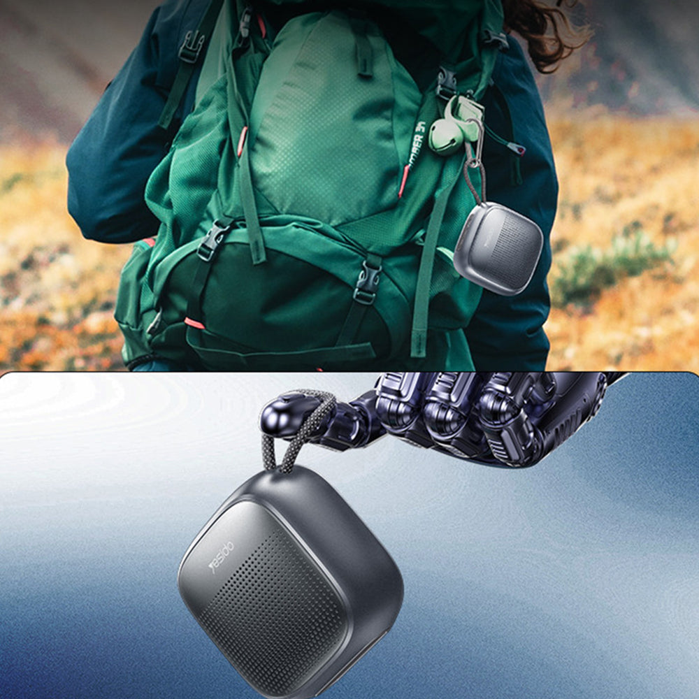 Cassa Portatile Bluetooth Yesido YSW24, 5W, Impermeabile, Nera