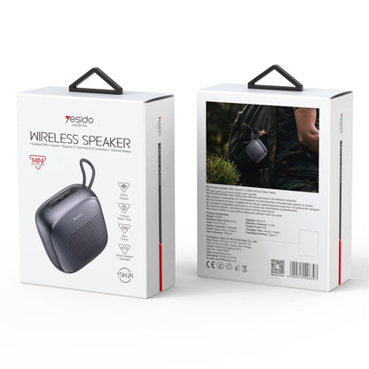Cassa Portatile Bluetooth Yesido YSW24, 5W, Impermeabile, Nera
