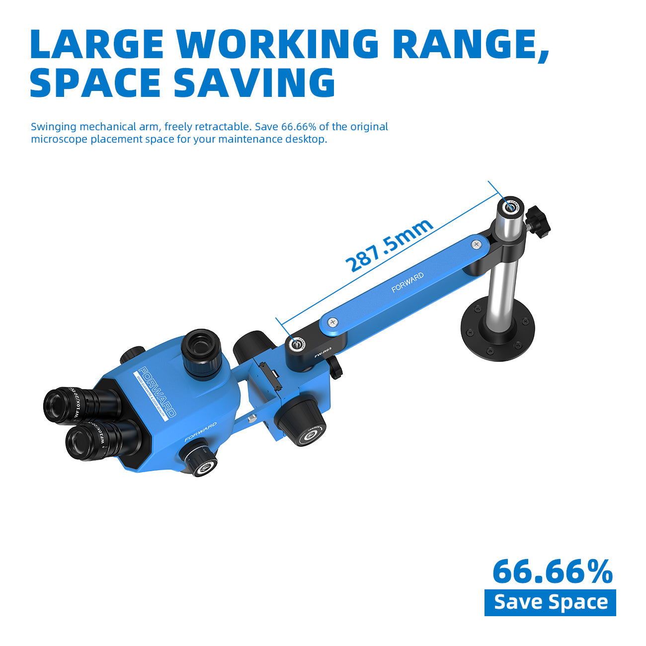 Braccio Regolabile Forward FW-R03 per Microscopio