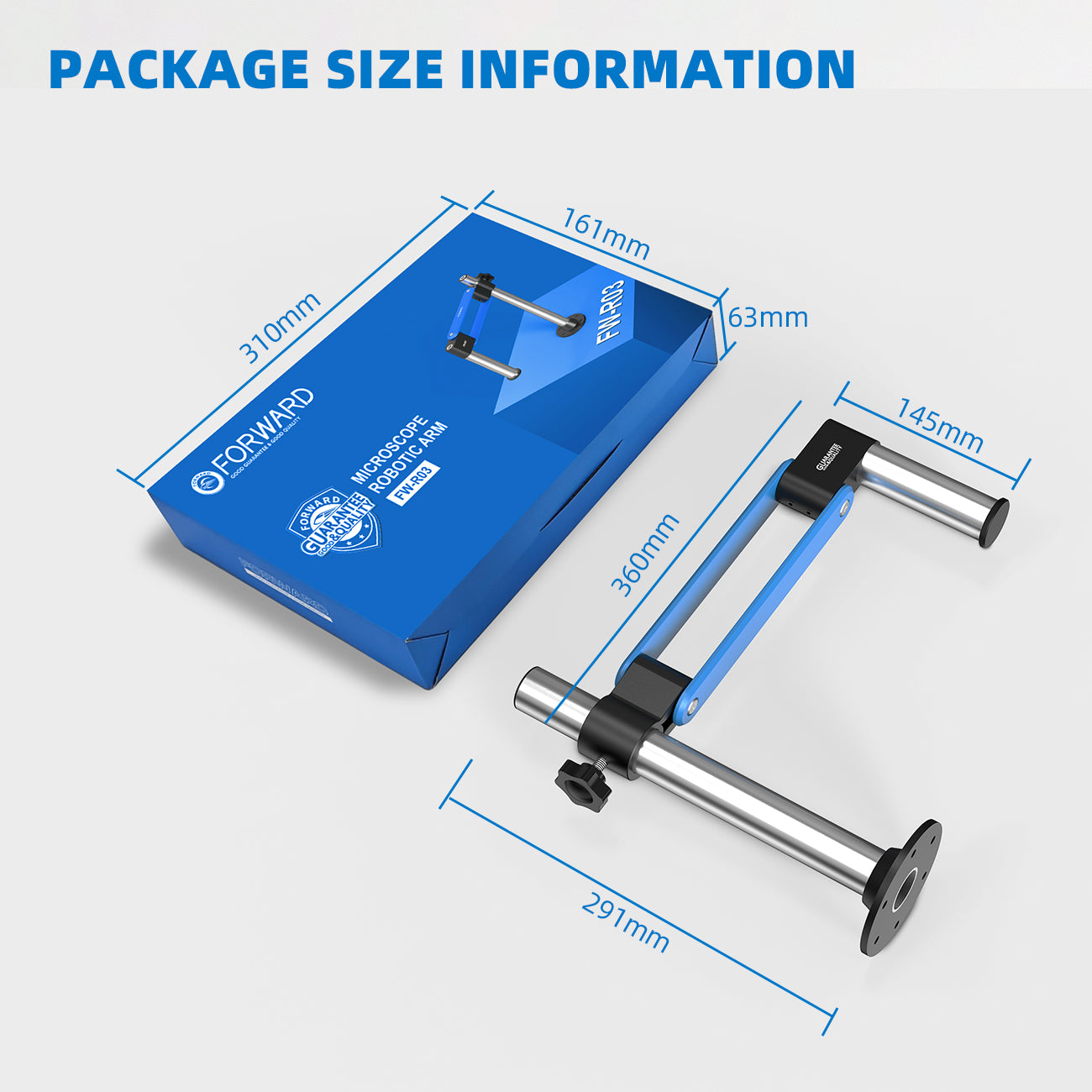 Braccio Regolabile Forward FW-R03 per Microscopio