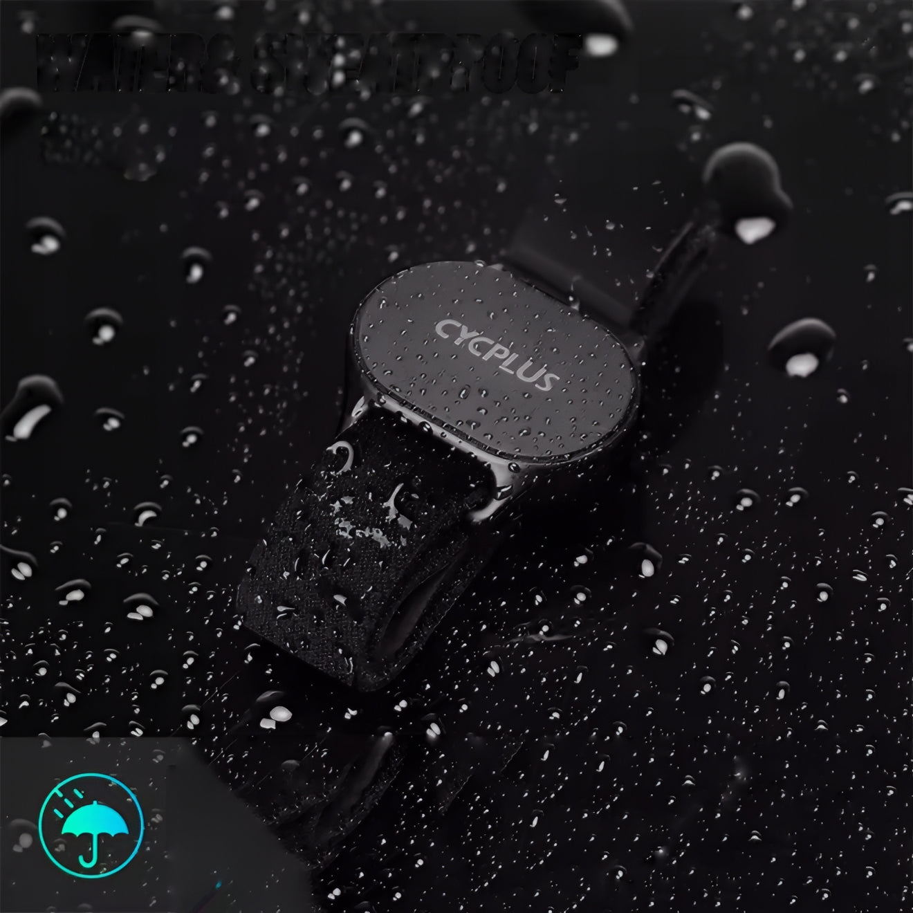 Bracciale Monitoraggio Frequenza Cardiaca Cycplus H1, Nero