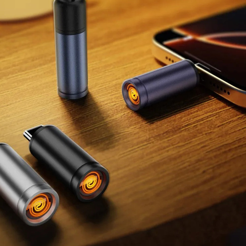 Accendino Elettrico Techsuit SmokeX ML1, USB-C, Grigio