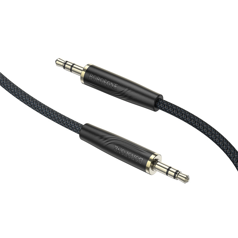 Cavo Audio 3.5mm - 3.5mm Borofone BL23 Refinado, 1m, Nero