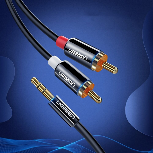 Cavo Audio 3.5mm - 2 x RCA UGREEN AV116, 1.5m, Nero