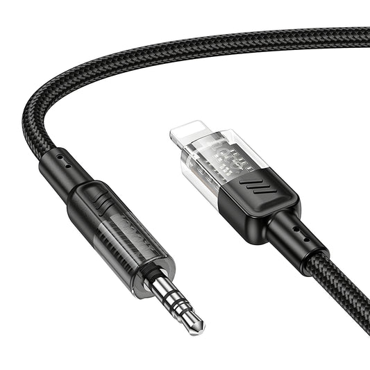 Cavo Audio Lightning - 3.5mm HOCO UPA27, 1.2m, Nero