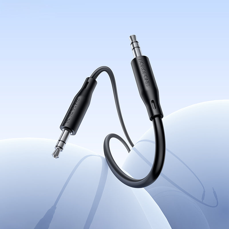 3.5mm Audio Cable - 3.5mm Borofone BL26 Standard, 1m, Black