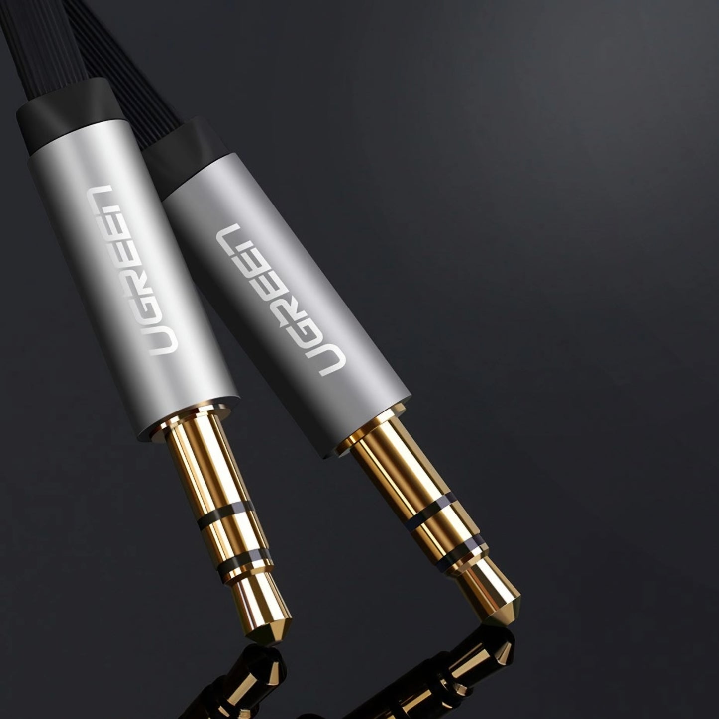 Cavo Audio 3.5mm - 3.5mm UGREEN AV119 Angled, 2m, Nero