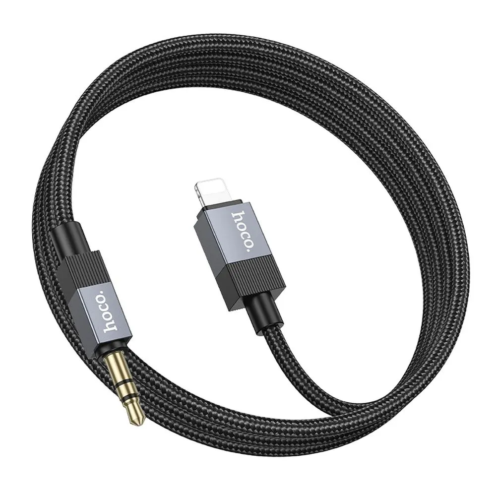 Lightning Audio Cable - 3.5mm HOCO UPA32A, 1m, Black