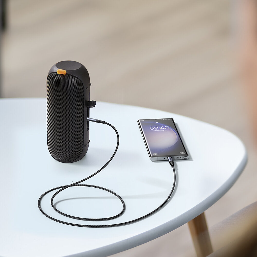 Cavo Audio USB-C - 3.5mm Joyroom SY-A07, 1.2m, Nero