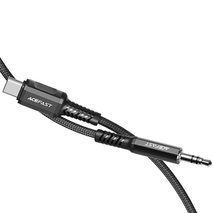 Cavo Audio USB-C - 3.5mm Acefast C1-08, 1.2m, Nero