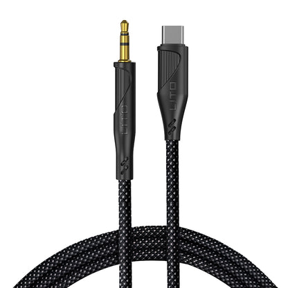 Cavo Audio USB-C - 3.5mm Lito LA02, 1m, Nero
