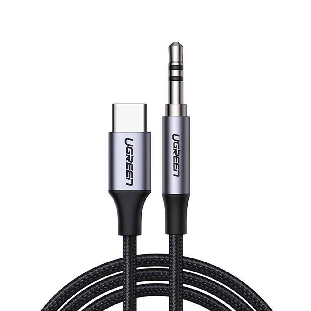 Cavo Audio USB-C - 3.5mm UGREEN CM450 (20192), 1m, Grigio