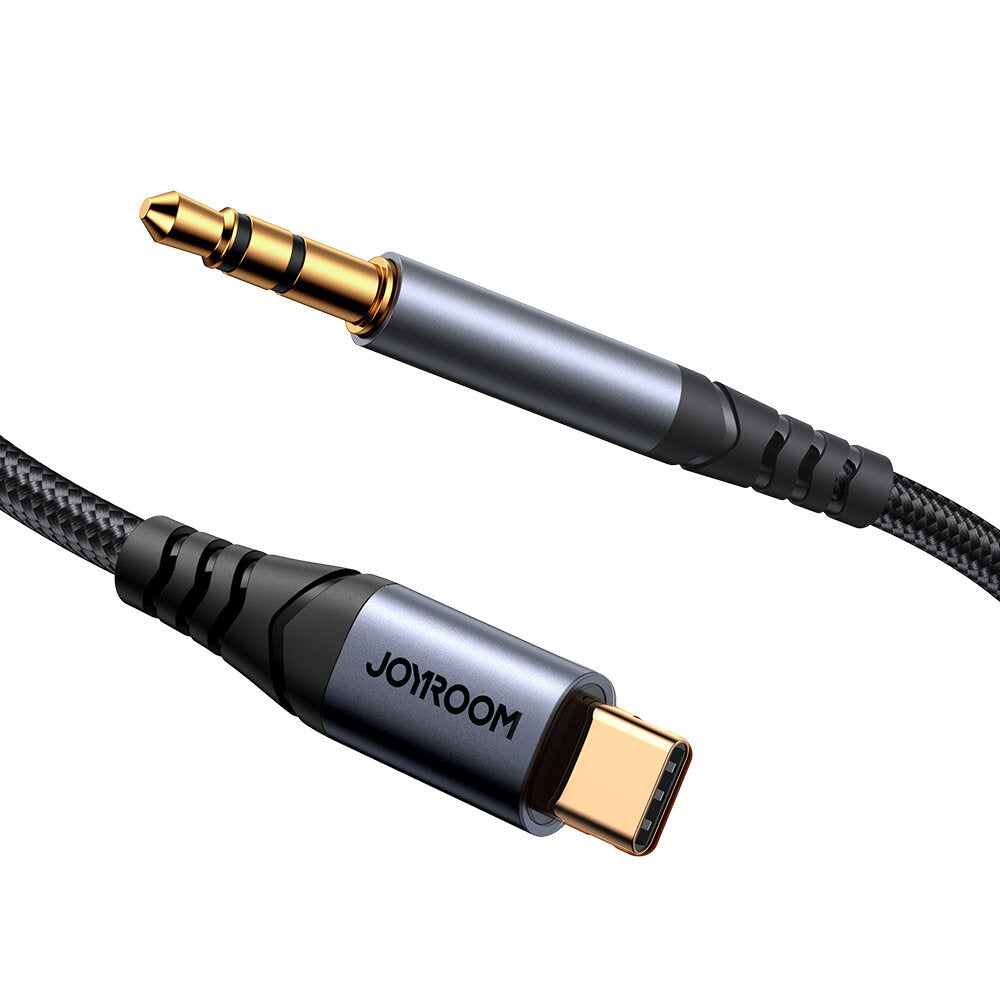 Cavo Audio USB-C - 3.5mm Joyroom SY-A07, 1.2m, Nero
