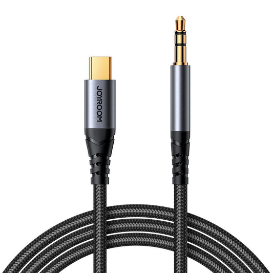 Cavo Audio USB-C - 3.5mm Joyroom SY-A07, 1.2m, Nero