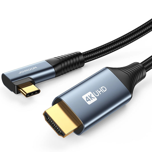 Cavo Audio e Video USB-C - HDMI Joyroom SY-20C1 Angled, 2m, Grigio