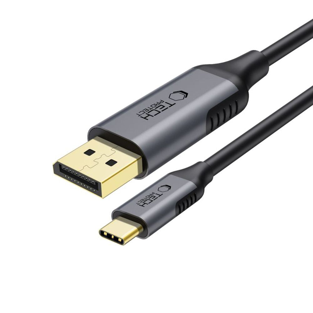 Cavo Audio e Video USB-C - DisplayPort Tech-Protect Ultraboost, 1.8m, Nero